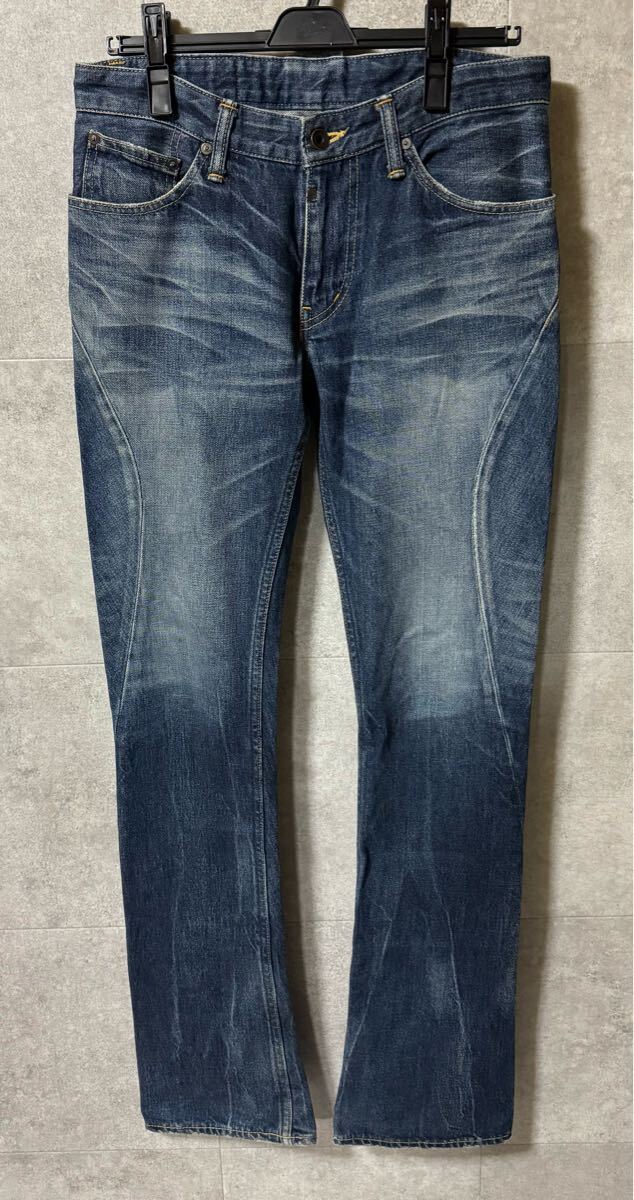 【希少】L.G.B ルグランブルー SKULL 3D DENIM PANTS【29】S/WOLF/SP 5483C エルジービー インディゴ スカル 立体裁断 デニム パンツ拍卖
