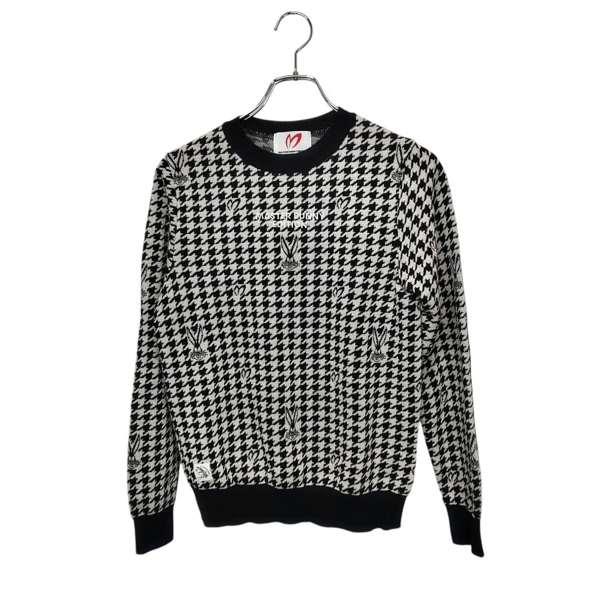 MASTER BUNNY EDITION マスターバニーエディション ゴルフ 23AW バックス バニー コラボ ジャガード ニット拍卖