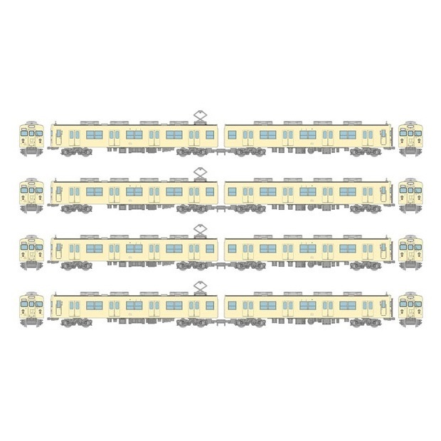 ■ TOMYTEC 鉄道コレクション 第33弾 【 2112+2113 東武鉄道 8500型 モハ8576+クハ8676 セイジクリーム 】 2両×4 8両 トミーテック 鉄コレ拍卖