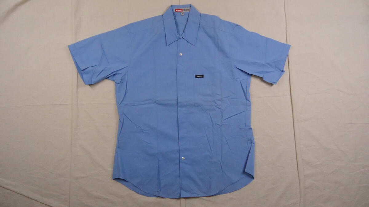 XLARGE 旧モデル 半袖シャツ 青 L 半額以下 70%off エクストララージ ゴリラ レターパックライト おてがる配送ゆうパック 匿名配送拍卖