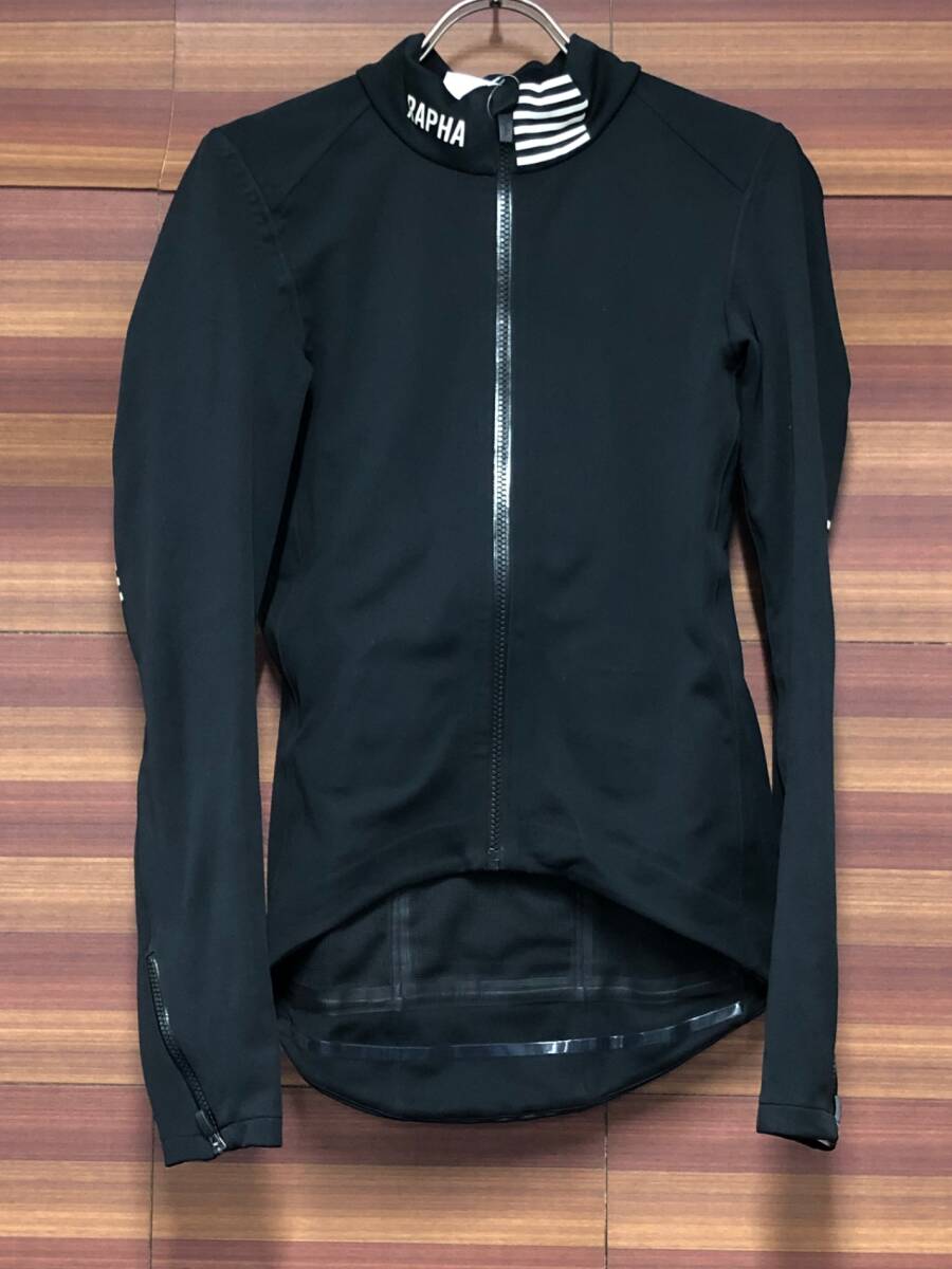 IT653 ラファ Rapha PRO TEAM SOFTSHELL JACKET 長袖 サイクルジャケット 黒 XS拍卖