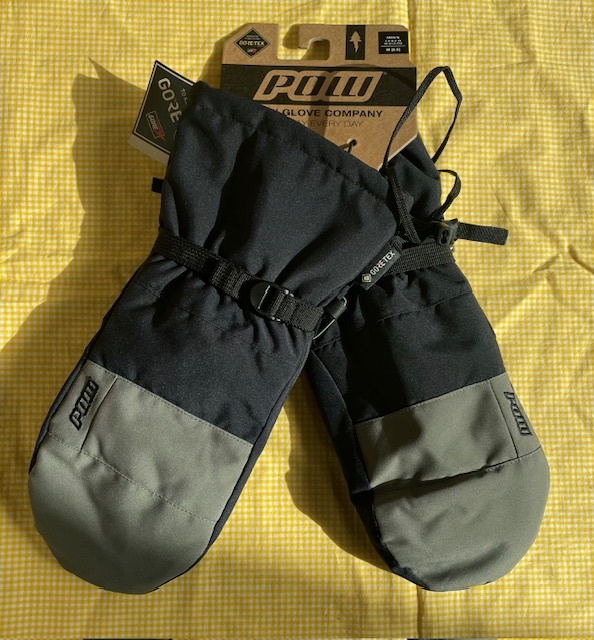 【即決】新品・未使用 POW TRENCH GTX MITT GREY Mサイズ GORE-TEX 暖かく防水通気性OK パウミトンブラックグレー ゴアテックス52%OFF拍卖