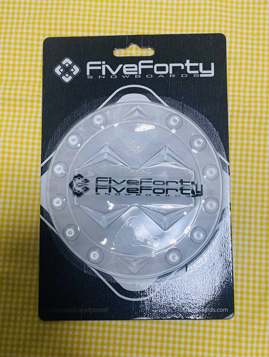 【即決】新品・未使用FIVEFORTY STOMP PAD CLEAR デッキパッド サークル エッジがグリップ 大処分 クリア シンプルモデル拍卖