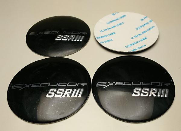 SSR EXECUTOR 56mm 黒 ステッカー ホイールキャップ 4コ ランサーデリカ パジェロ eKワゴン アウトランダー ジープ ミニキャブ アイ拍卖