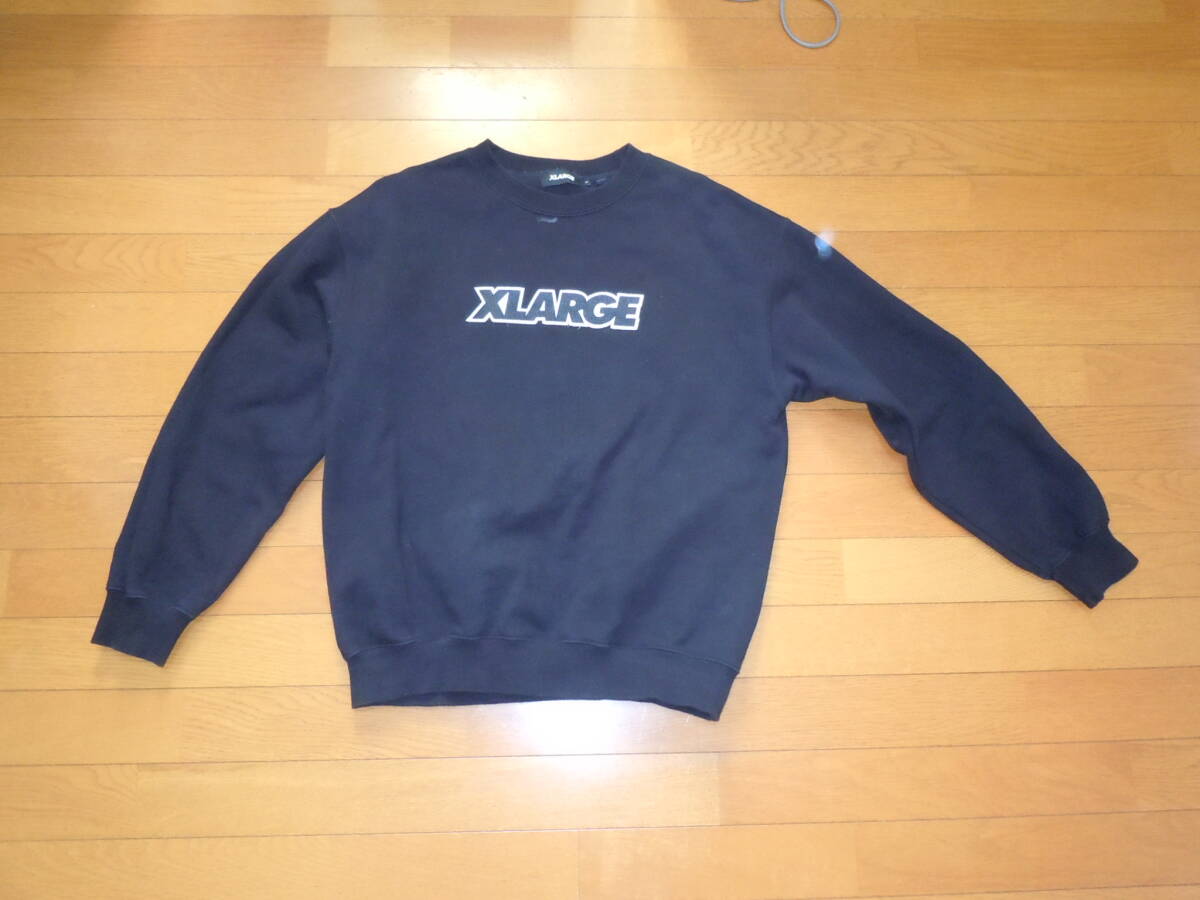 ★XLARGE★エクストララージ★トレーナー★スエット★サイズS★ブラック★正規品★拍卖