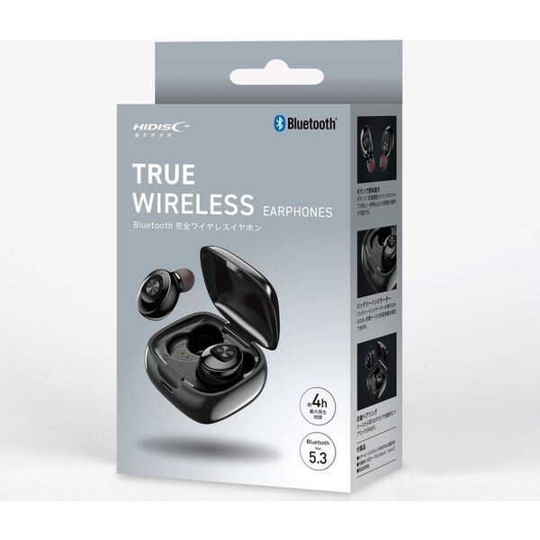 ★新品 HIDISC ハイディスク 完全ワイヤレスイヤホン TRUE WIRELESS EARPHONES Bluetooth ワイヤレス イヤホン ブルートゥース拍卖