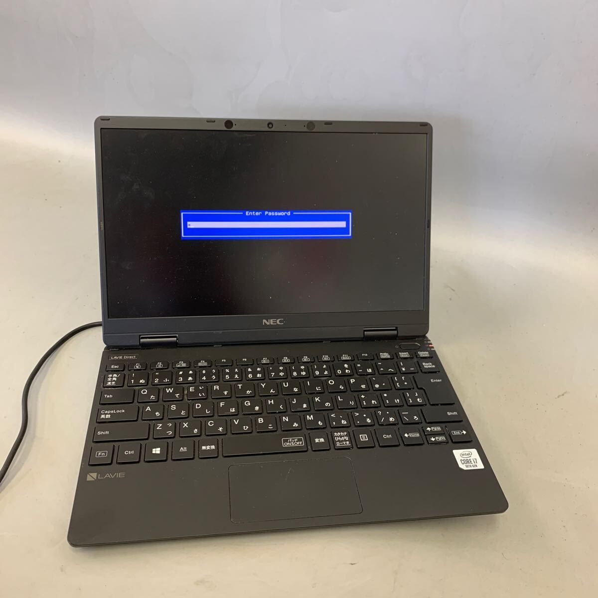 JK6468 NEC PC-GN12T7RLH / i 7-10th/メモリー:あり容量不明/SSD:無し/パスワード拍卖