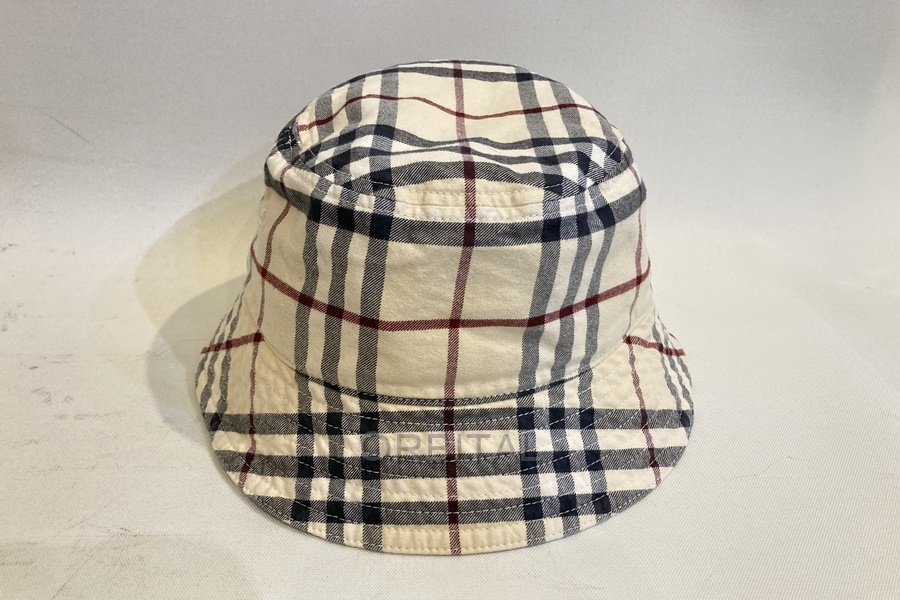 二子玉)BURBERRY バーバリー 未使用 チェックバケットハット クラシック 帽子 8075650 サイズ L 近年モデル バーバリージャパン拍卖