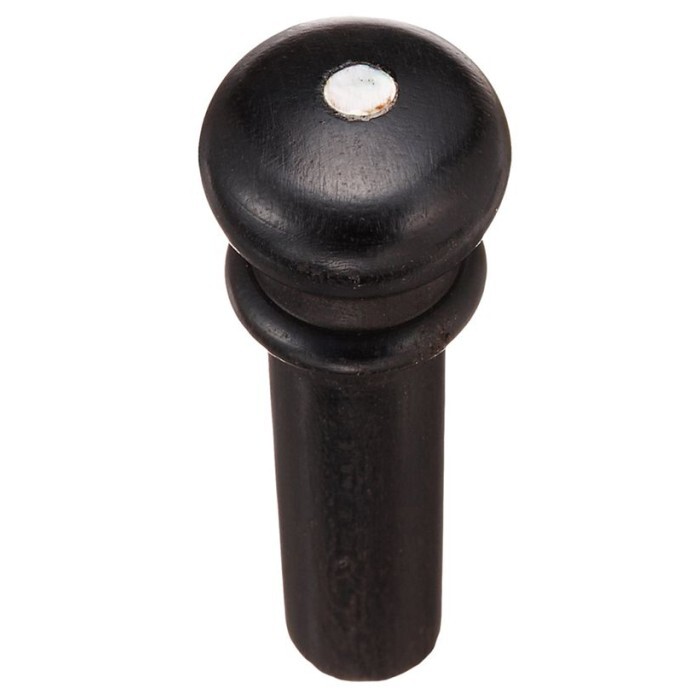 SCUD F-0021 アコギ用ストラップピン/エンドピン エボニー 点あり 1本拍卖