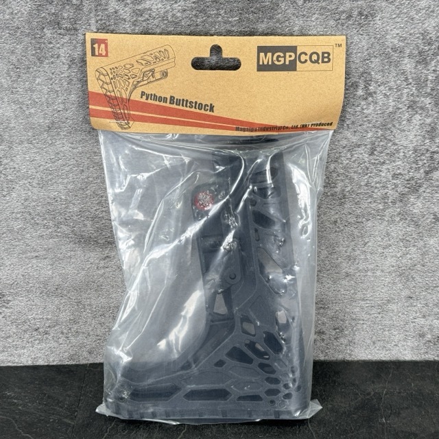 新品未開封 MGPCQB PYTHON BUTTSTOCK ブラック タクティカルストック トイガイ パイソン ストック / 512288 在★7拍卖