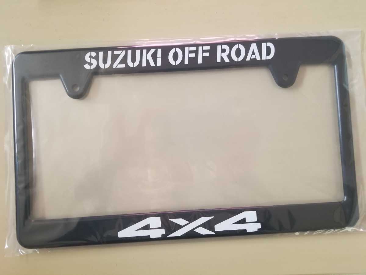 SUZUKI OFF ROAD ナンバーフレーム 4x4 スズキ ジムニー シエラ ハスラー エブリィ キャリィ jimny HUSTLER クロカン DIY カスタム拍卖