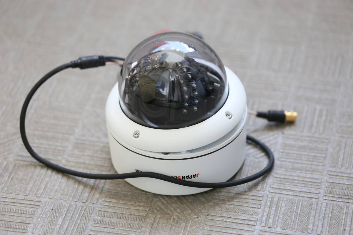 【動作OK】日本防犯システム JSS 200万画素 HD-SDI EX-SDI 防犯カメラ JS-CH2021 屋外ドーム型 メガピクセルレンズ付 業務仕様拍卖