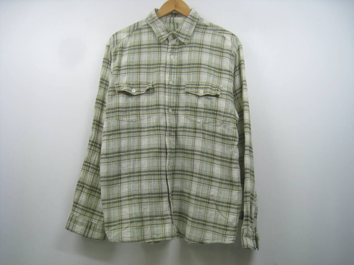Patagonia パタゴニア チェックシャツ 長袖 緑 グリーン 拍卖