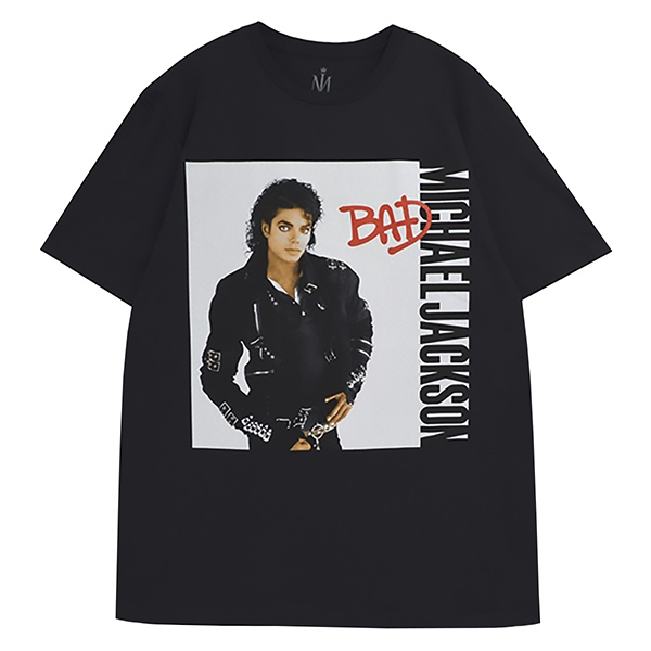 MICHAEL JACKSON マイケルジャクソン Bad Tシャツ BLACK Mサイズ オフィシャル拍卖