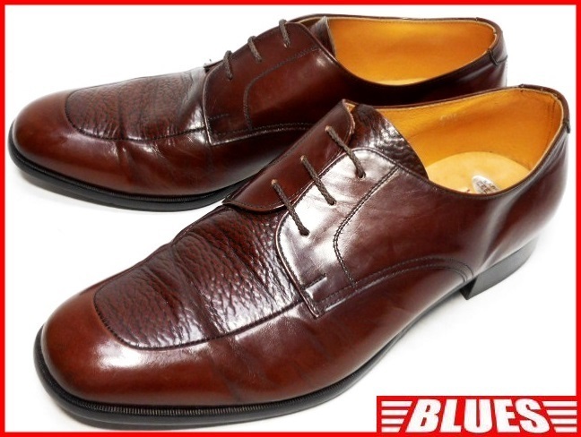 即決★HARUTA★26cm 日本製 レザービジネスシューズ ハルタ 茶 ブラウン 本革 ドレス 本皮 ヒール 革靴 レースアップ拍卖