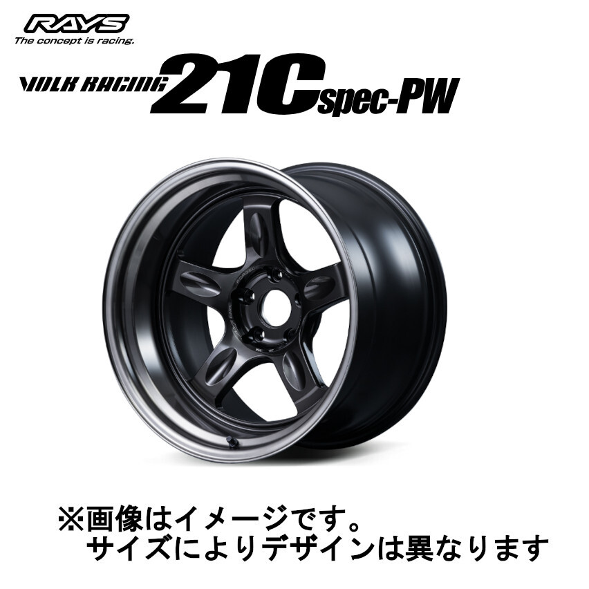 レイズ RAYS ボルクレーシング 21C SPEC-PW (2本セット) 5/114.3 18x10.5J -25 プレスドダブルブラック (PW) 03818058505PW拍卖