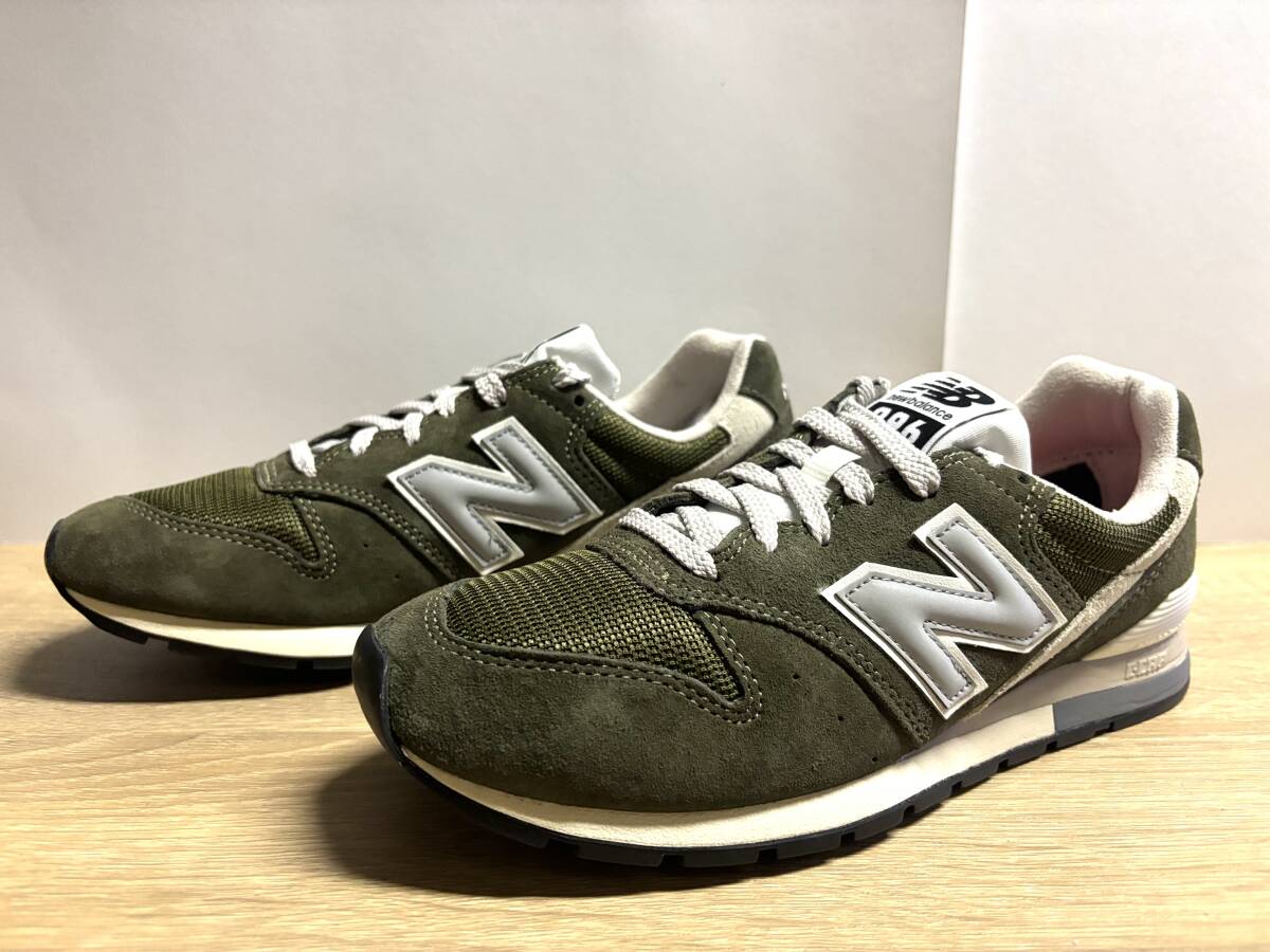 新品未使用 24.5cm D ニューバランス CM996RY2 グリーン new balance拍卖