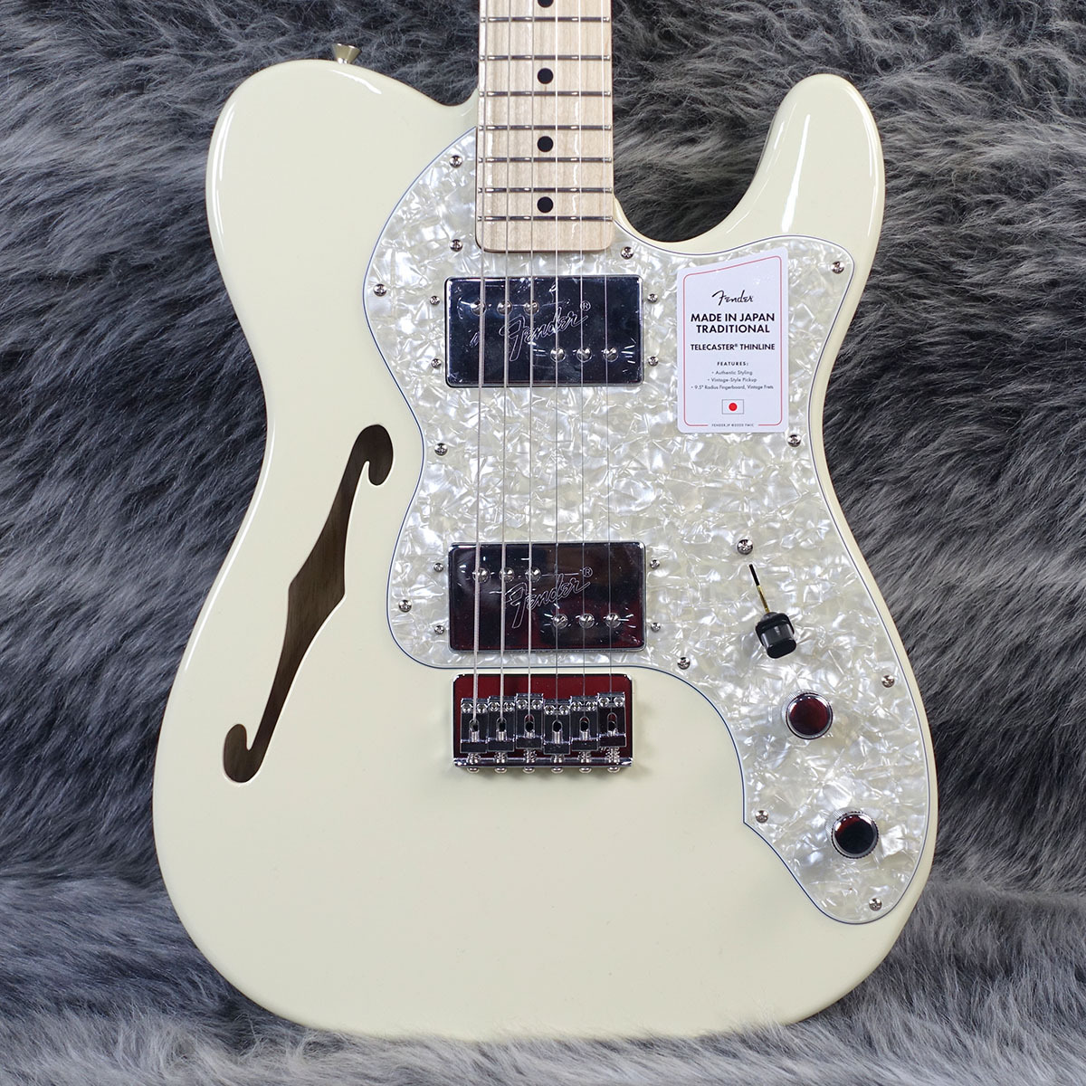 Fender Made in Japan Traditional II 70s Telecaster Thinline Olympic White拍卖