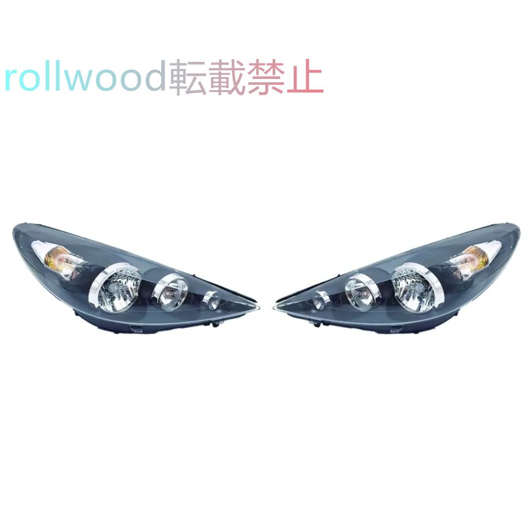 プジョー 207 2009年~2013年 一対 フロントヘッドライト拍卖