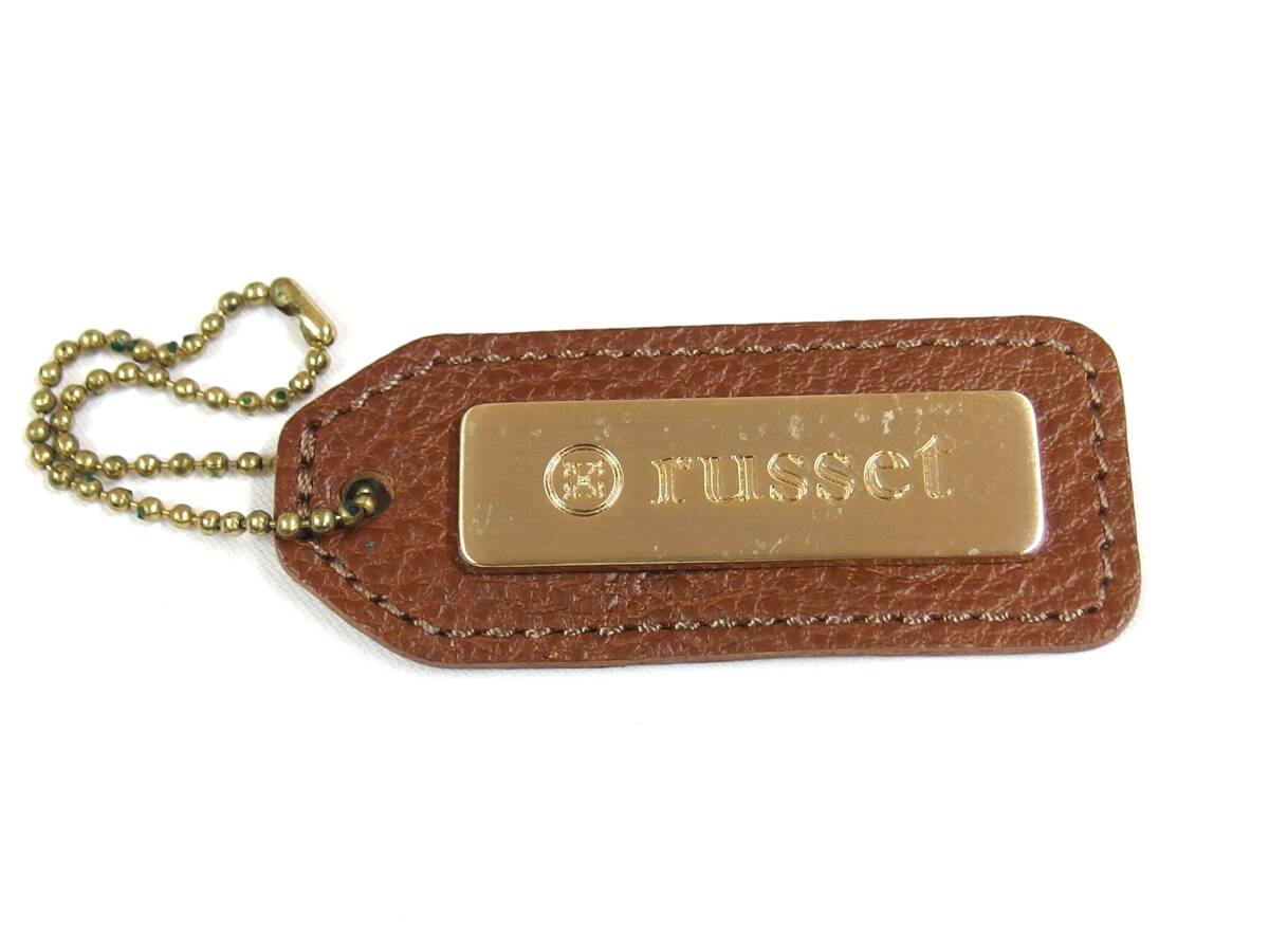 russet ラシット レザー ロゴ タグ キーホルダー / MA1932拍卖
