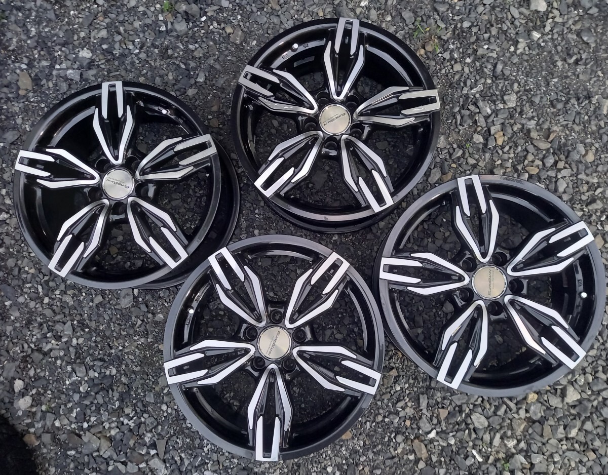 EURO BAHN メルセデス ベンツ Cクラス W205 に使用 アルミホイール 17インチ 7.5J +47 PCD112 5H スポーツテクニック拍卖