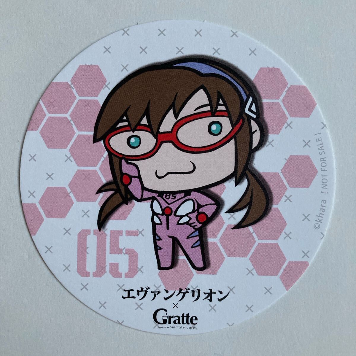 エヴァンゲリオン アニカフェ グラッテ 限定 非売品 レア コースター マリ拍卖
