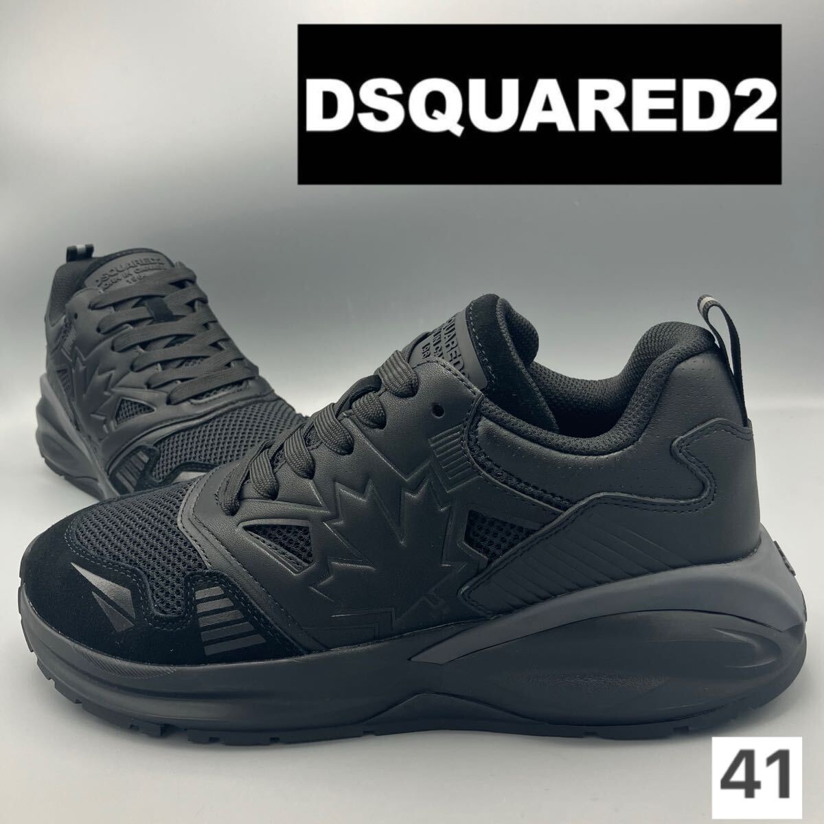 ◆◆未使用 jp26.0 41 ディースクエアード スニーカー DASH BL拍卖