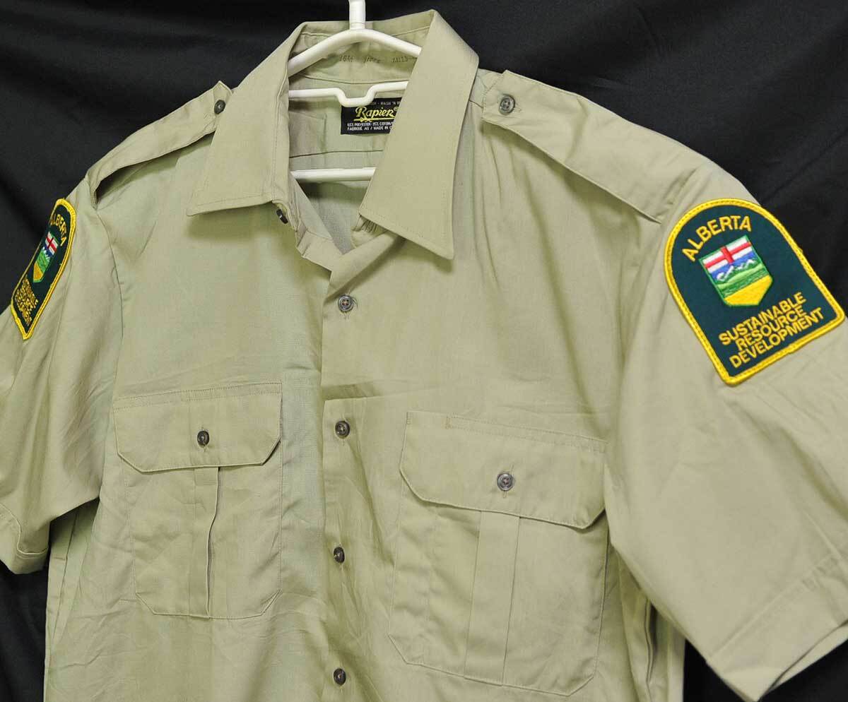 古着●アメリカ環境維持省 半袖シャツ アルベルタ L相当 16.5 トールサイズ xwp拍卖