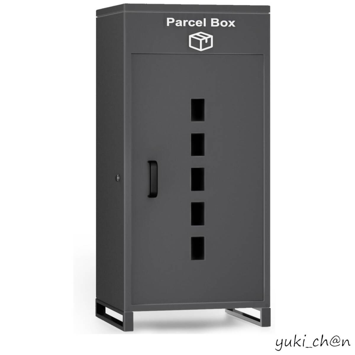 宅配ボックス 置き配 グレー 複数投函可能 ポスト一体型 大容量 組み立て不要 防水 屋外 大容量 ポスト付き 盗難防止 両開扉拍卖
