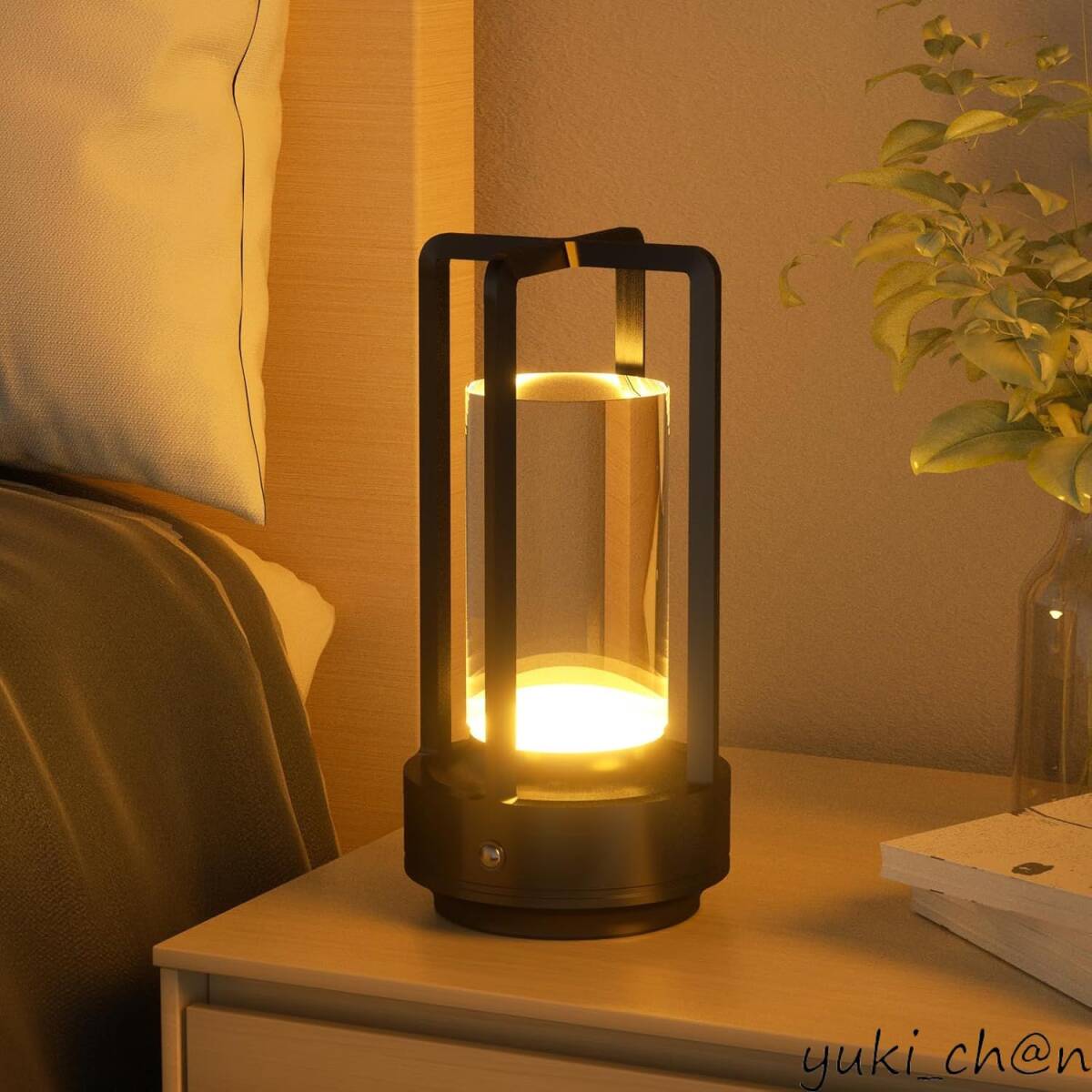 間接照明 おしゃれ 5000mAh テーブルランプ タッチ制御&無段階調光 コードレス 目に優しい北欧風スタンドライト ブラック拍卖