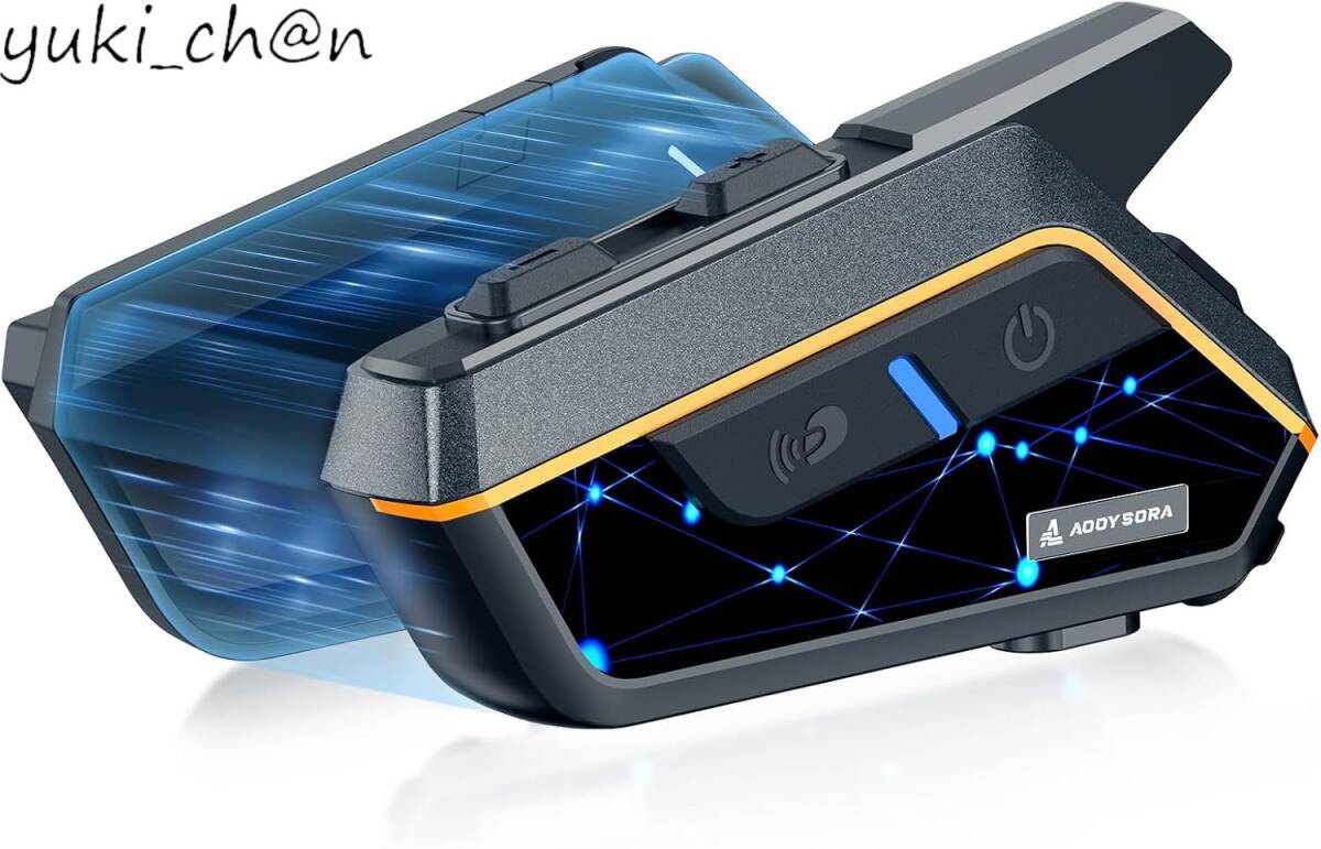 バイク インカム GX12 PRO 12人同時通話 音楽ながら通話 Bluetooth5.3ダブルチップ IP67防水拍卖