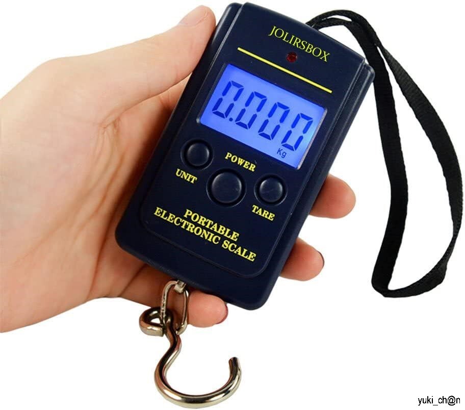 秤 吊りはかり 釣り 荷物 旅行 電子はかり 携帯式デジタル スケール 40kg 日本語説明書付 小型軽量 風袋引き バックライト拍卖
