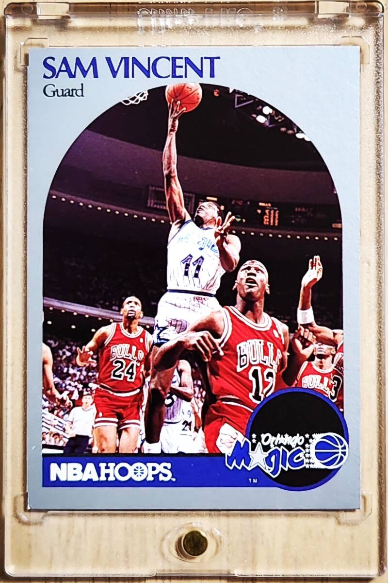 レア 1990 -91 Hoops MICHAEL JORDAN (#12 Jersey) Sam Vincent / マイケル ジョーダン (6x NBA Champions) NIKE Chicago Bulls拍卖