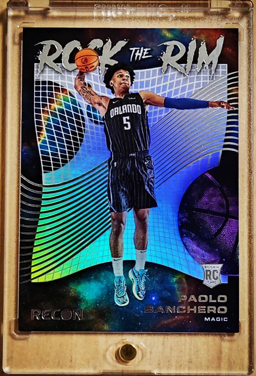 レア Rookie 2022 -23 Panini Recon PAOLO BANCHERO / パオロ バンケロ Rock The Rim Prizm Silver Refractor Holo NBA ROY NIKE拍卖
