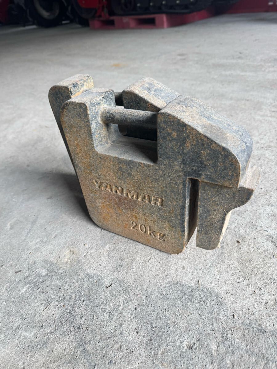 加茂市発 ヤンマー トラクターウエイト 20kg×2 現状販売 直接取引限定 ⑥拍卖