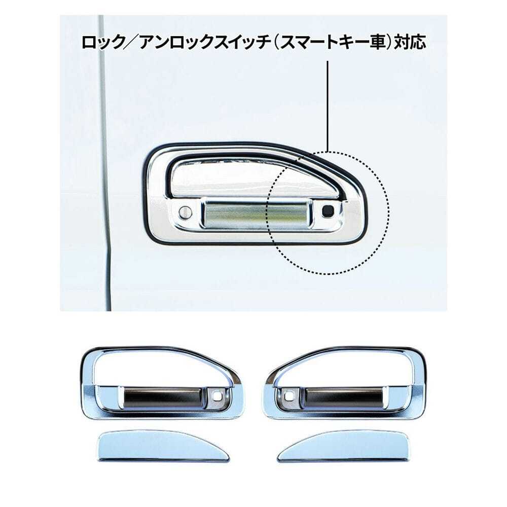 メーカー直送 ジェットイノウエ ドアハンドルガーニッシュ ’20キャンター(スマートキー仕様車用) 572223 ※代引・返品不可拍卖