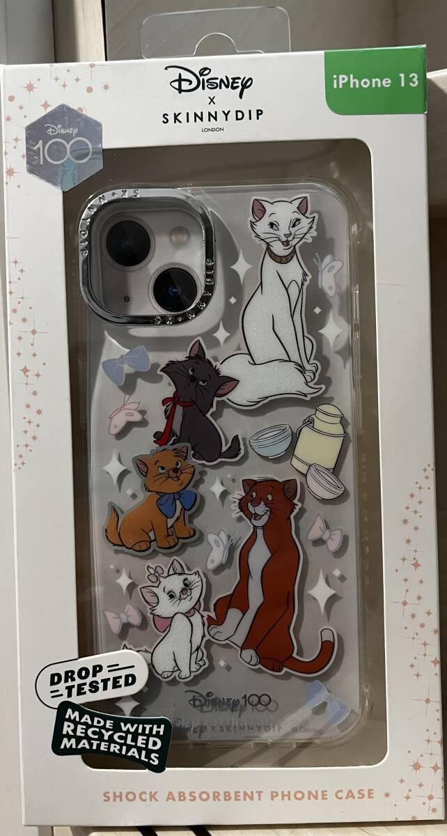 【ディズニ―キャラクター】おしゃれキャット iPhone 13 ケース 新品未使用 送料無料拍卖