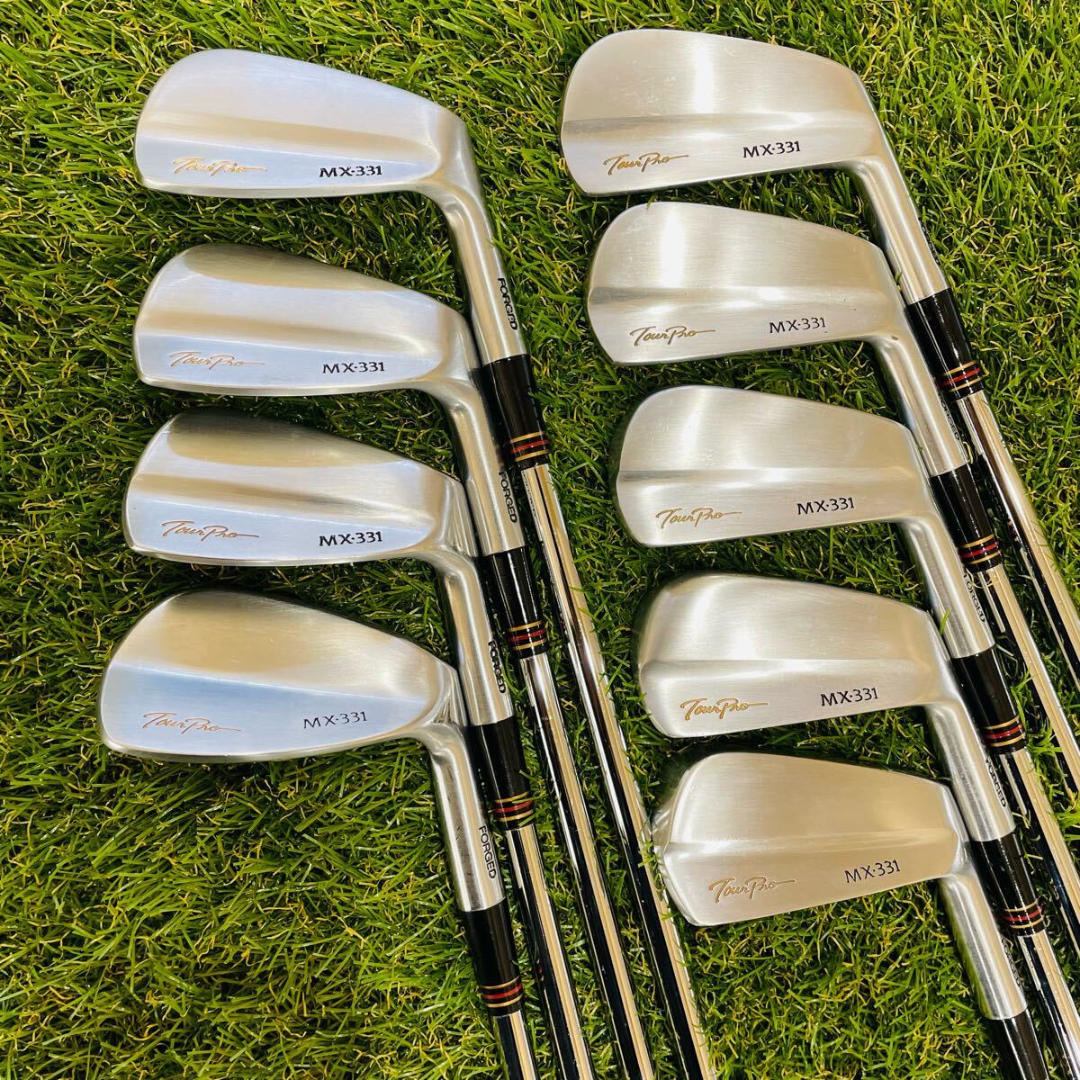 【美品】YAMAHA ヤマハ TOUR PRO MX-331 アイアンセット 9本 Dynamic Gold R400 男性用 右利き マッスルバック拍卖