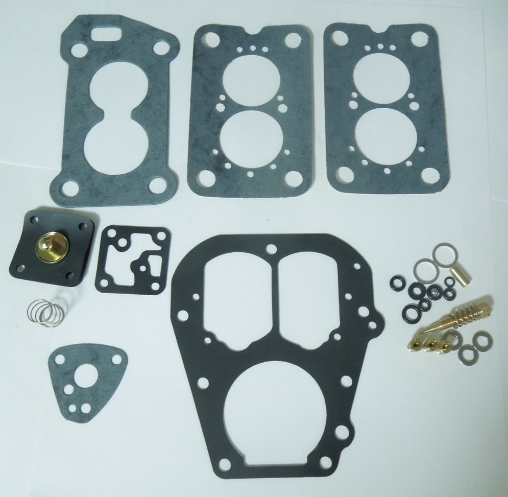 三菱ジープ J56,J38,J26他(4G53エンジン用)キャブレター用リペアキット(4G52,J58)(ガスケットセット、ダイヤフラム、Jet他)社外品拍卖