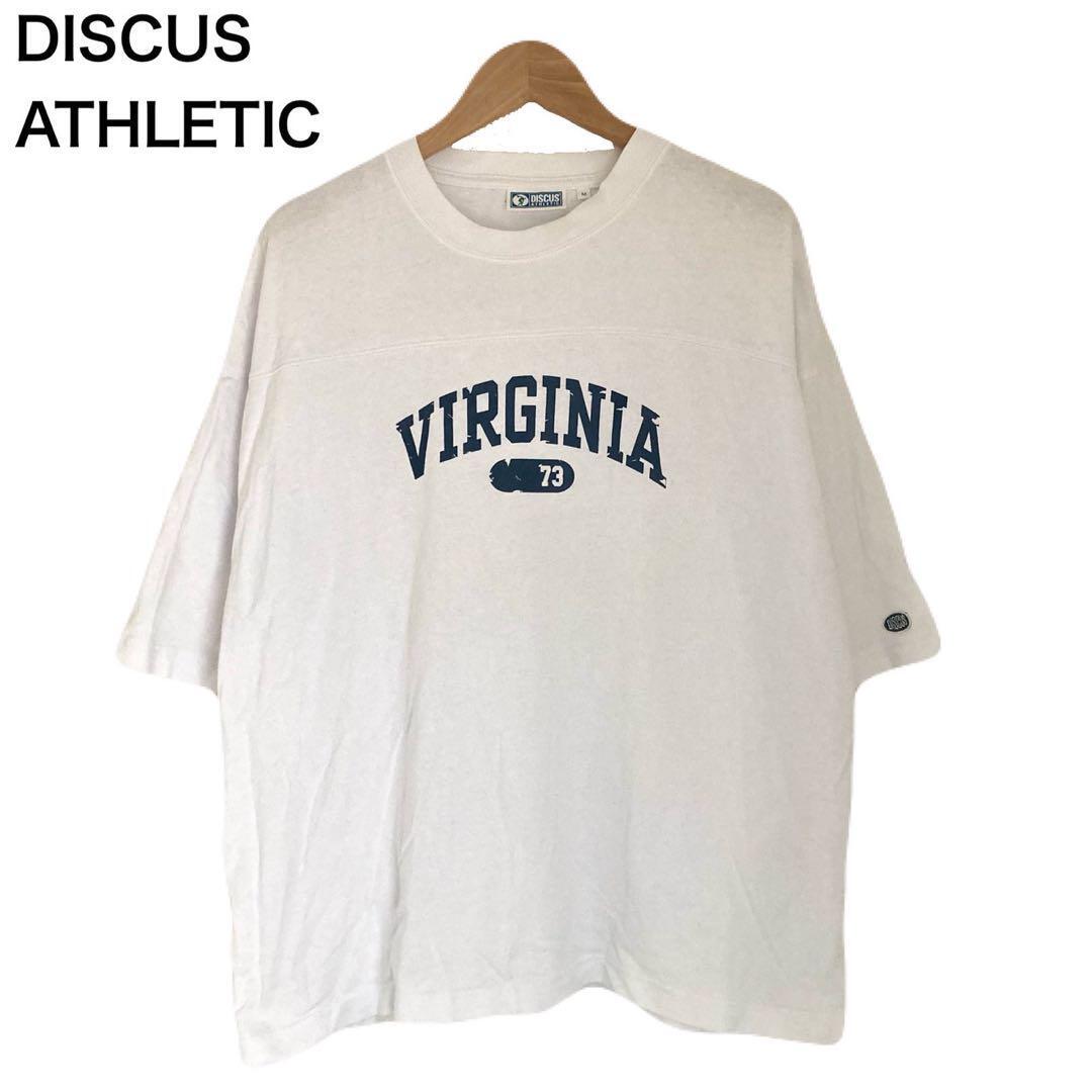 DISCUS ATHLETIC Tシャツ ナンバリング 半袖 アウトドア ロゴ拍卖