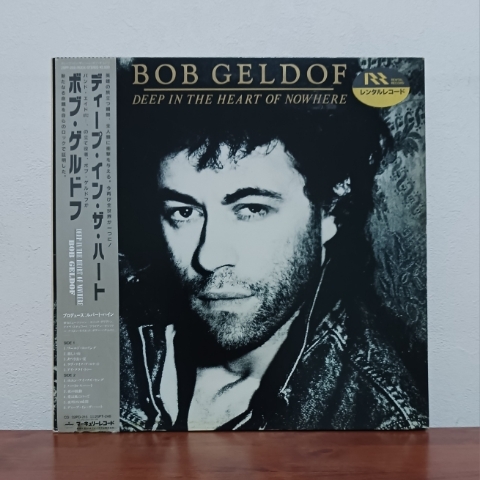 帯付LP/ ボブ・ゲルドフ☆BOB GELDOF「ディープ・イン・ザ・ハート / DEEP IN THE HEART OF NOWHERE」拍卖