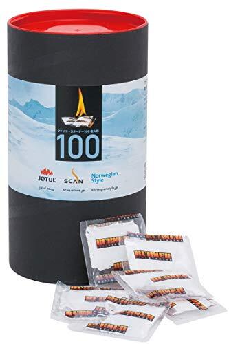 ファイヤースターター 着火剤 約100個入 袋ごと燃やせる バーベキュー 焚き火 キャンプ 薪ストーブ拍卖