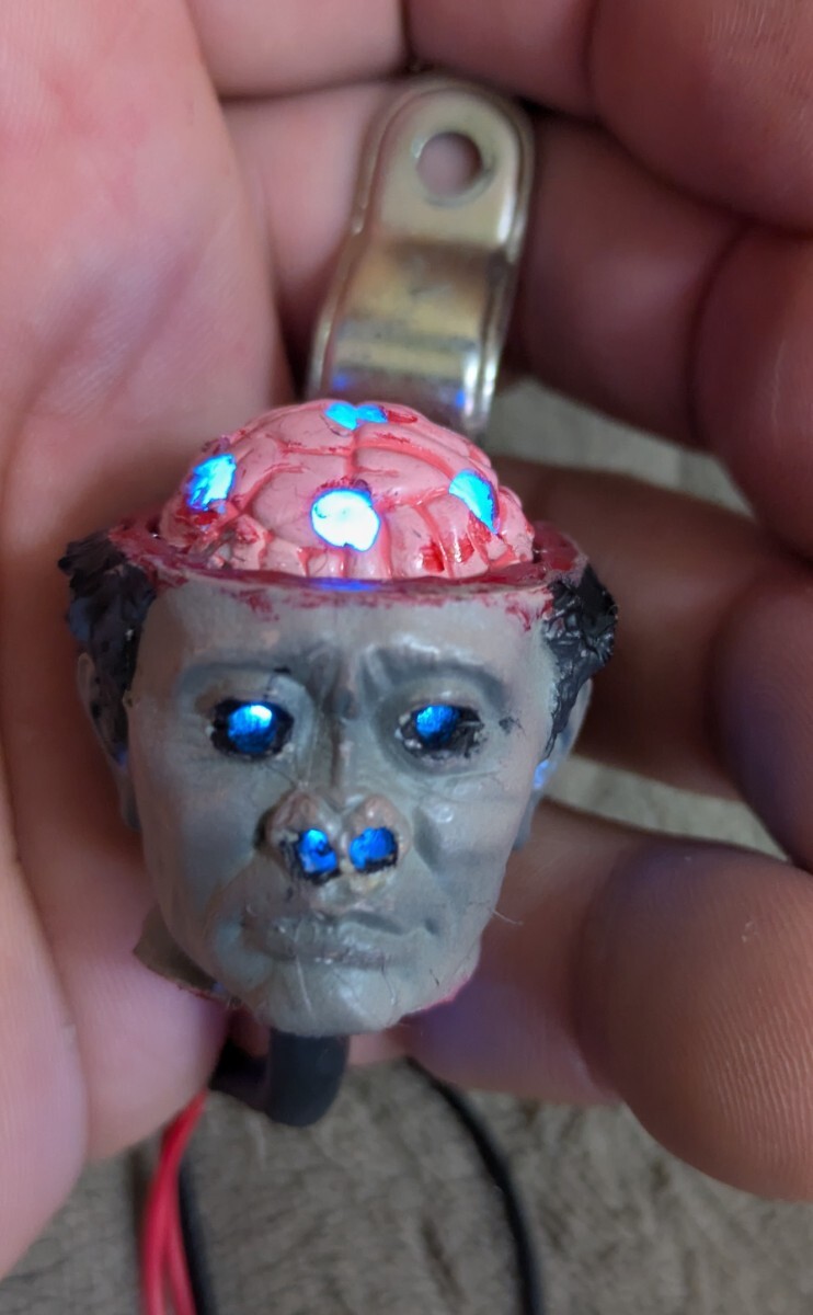 脳ミソ マーカー 定形外300円 OK!ワチャワチャ点滅 ! LED電装 使用 6V 12V OK! Z1 Z2 CB GT CBX CBR FX GS KH SS パッソル 族 旧車拍卖