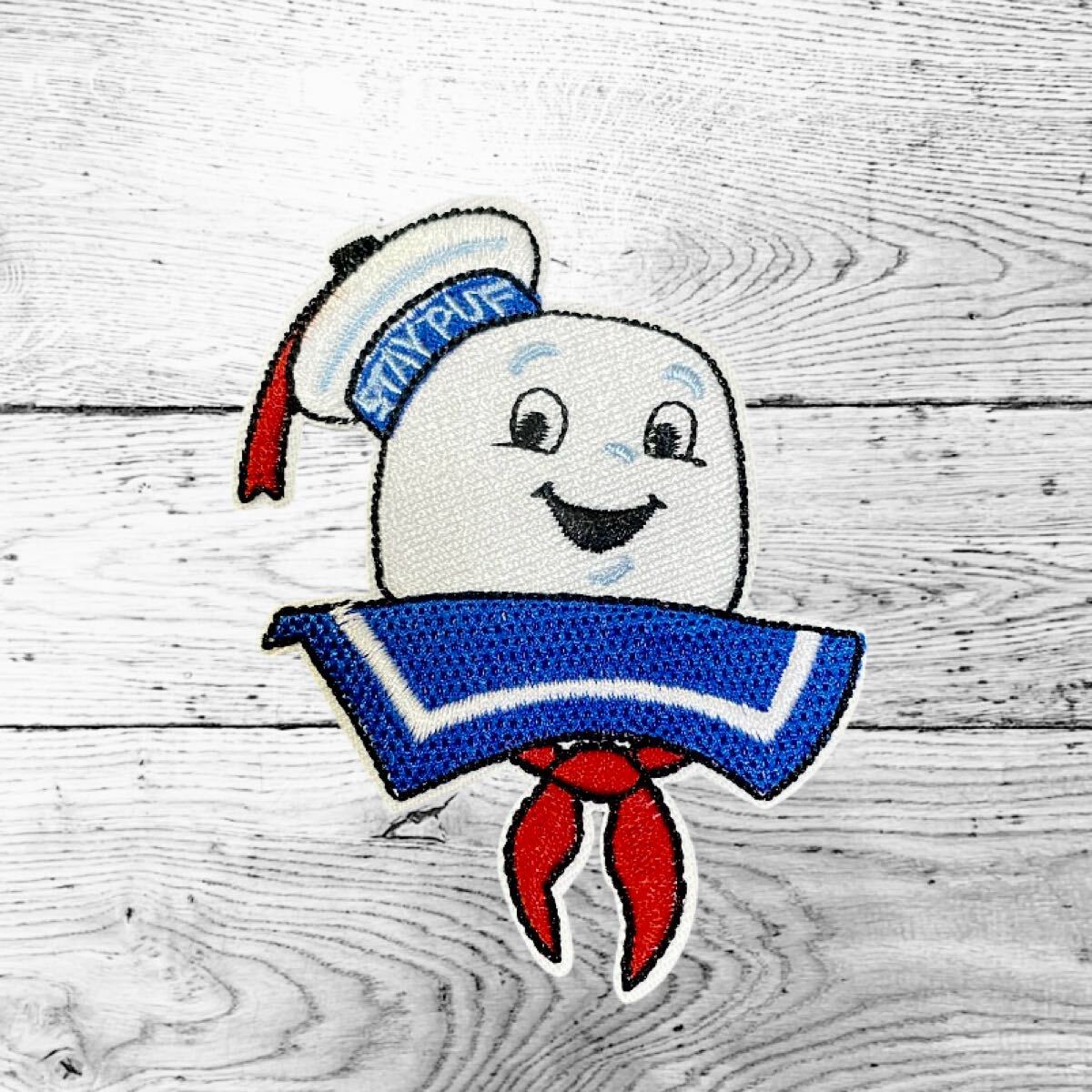 348 刺繍ワッペン ゴーストバスターズ マシュマロマン 映画 パッチワーク拍卖