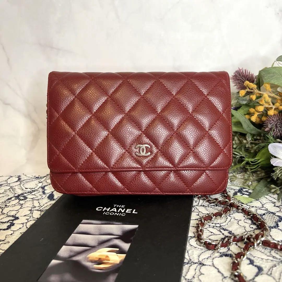 CHANEL シャネル【美品】チェーンウォレット マトラッセ拍卖