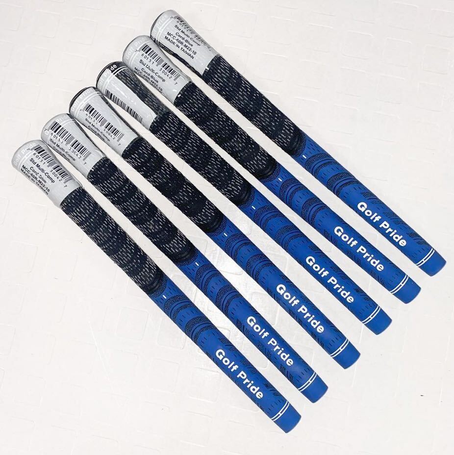 ブルー6本セット ゴルフプライド マルチ コンパウンドMCC-60R バックライン無し 拍卖