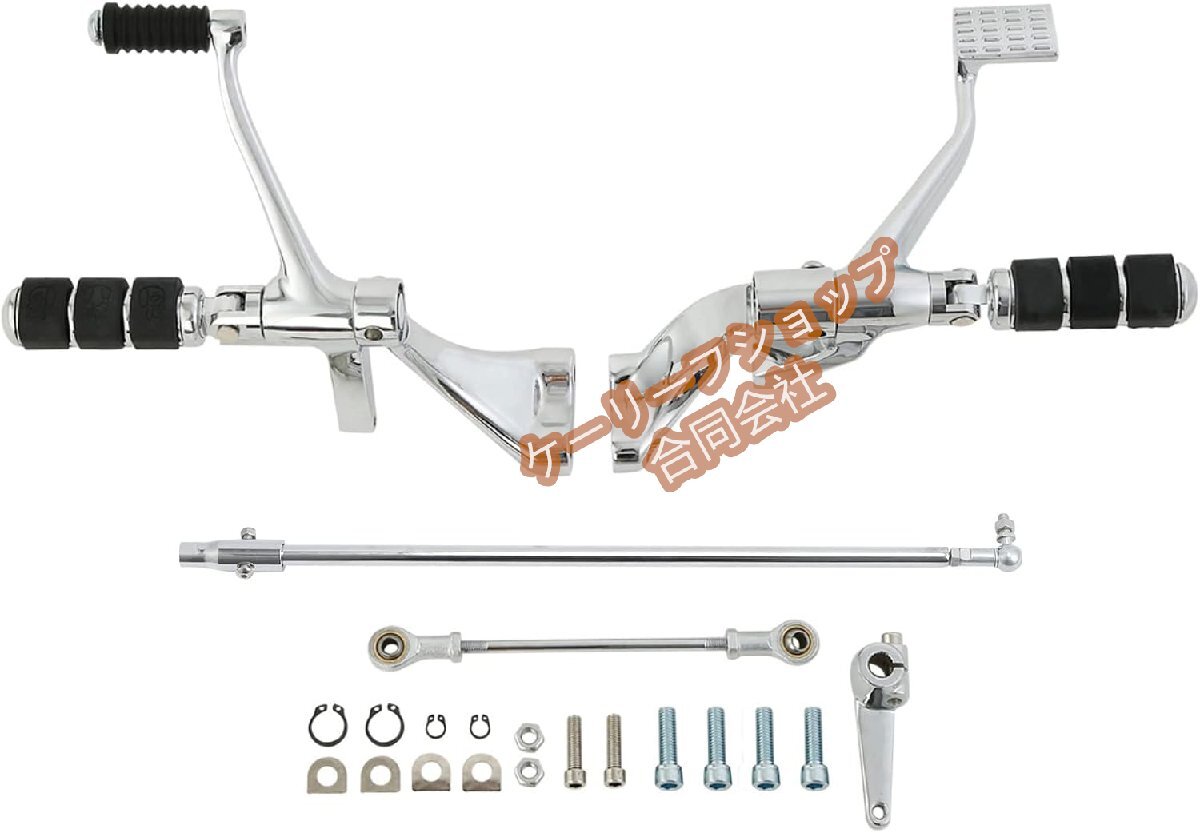 クロムフォワードコントロールキット ペグレバー リンケージ ハーレー スポーツスター フォーティ エイト XL アイアン 883 1200 2014-2020拍卖