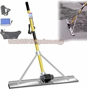 【ケーリーフショップ】コンクリート 仕上げツール 高周波振動 レベリングスクリード ステンレス鋼 大容量リチウム電池 携帯用 1m 48w拍卖