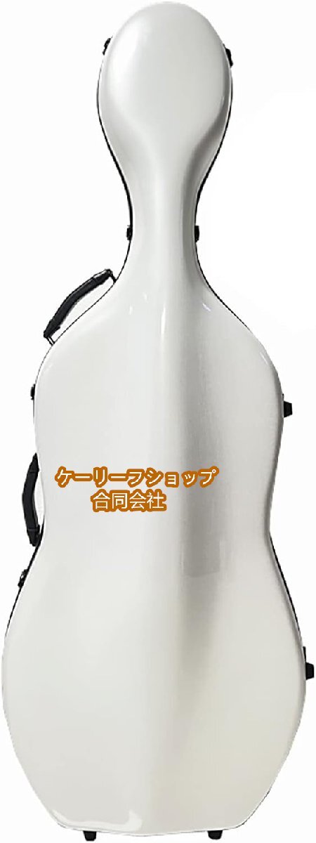 【ケーリーフショップ】カーボンコンポジットケースは、バックパックとホイールを備えた4/4サイズのチェロに適合します拍卖