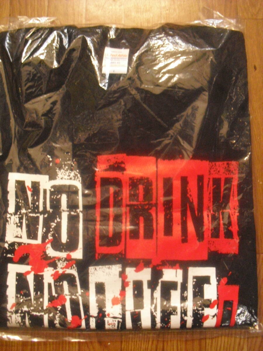 すすきの クラブ満足 公式オリジナルTシャツ パンク風 Lサイズ NO DRINK NO LIFE 未開封未使用新品 ススキノ拍卖